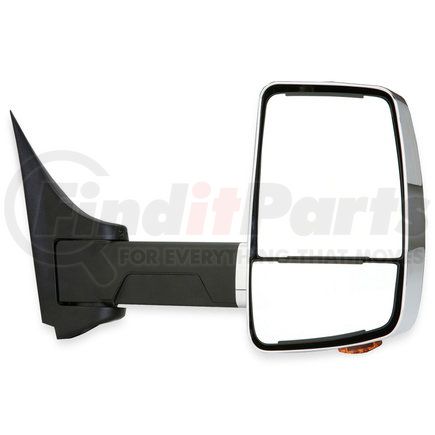 716416 by VELVAC - 2020XG Series Door Mirror - Chrome, 96" Body Width, Passenger Side