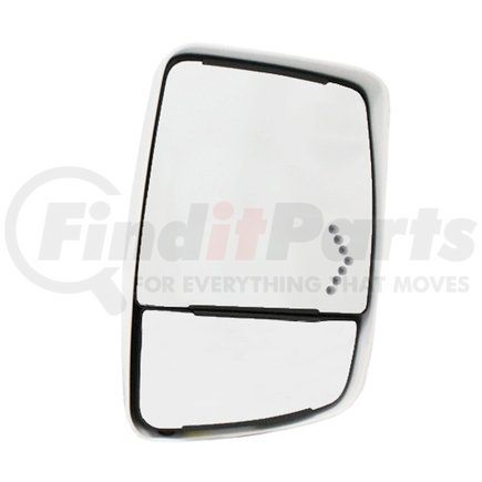 716500 by VELVAC - 2020XG Series Door Mirror - White, Passenger Side