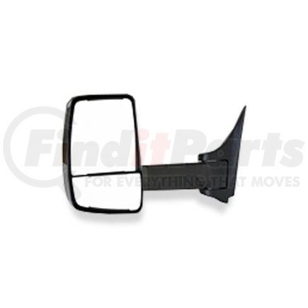 716504 by VELVAC - 2020XG Series Door Mirror - Black, Passenger Side
