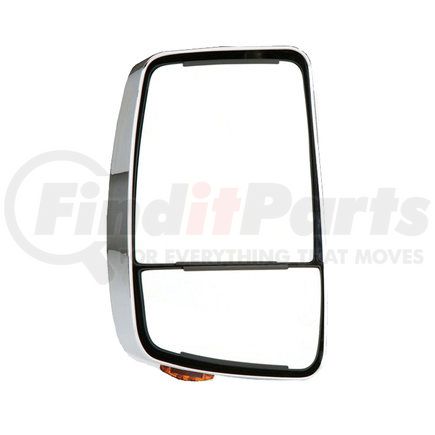 716509 by VELVAC - 2020XG Series Door Mirror - Chrome, Driver Side