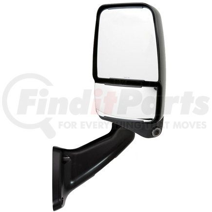 716534 by VELVAC - 2025 Deluxe Series Door Mirror - Black, Passenger Side