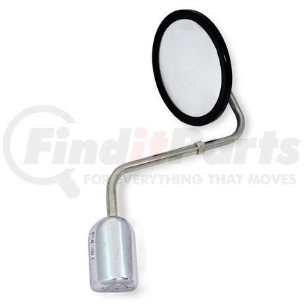 716914 by VELVAC - Door Blind Spot Mirror - Kit with 8.5" K-10 Convex Mirror and Bent Arm Bracket