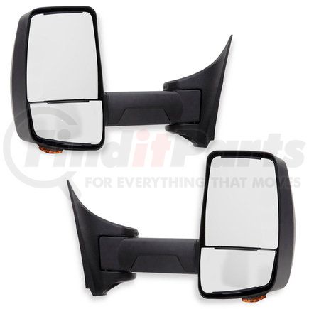 717174 by VELVAC - 2020XG Series Door Mirror - Black, 96" Body Width, Driver and Passenger Side