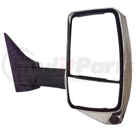 717508 by VELVAC - 2020XG Series Door Mirror - Chrome, 102" Body Width, Passenger Side