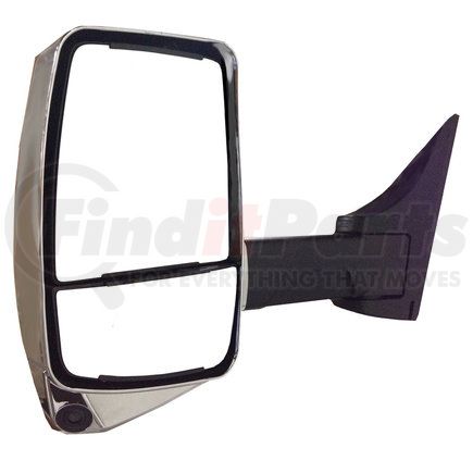 717519 by VELVAC - 2020XG Series Door Mirror - Chrome, 102" Body Width, Driver Side