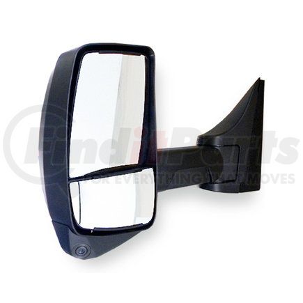 717517 by VELVAC - 2020XG Series Door Mirror - Black, 96" Body Width, Driver Side