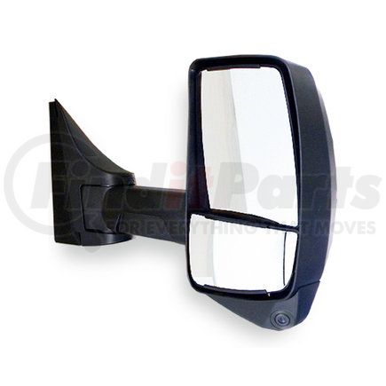 717518 by VELVAC - 2020XG Series Door Mirror - Black, 96" Body Width, Passenger Side