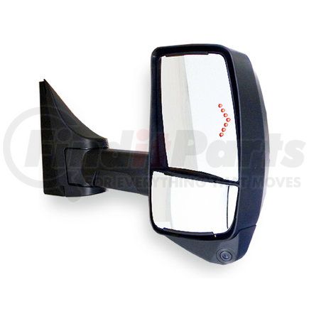 717524 by VELVAC - 2020XG Series Door Mirror - Black, 96" Body Width, Passenger Side