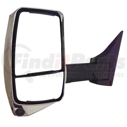 717605 by VELVAC - Door Mirror - 2020XG Series, LH, Chrome/Black, Heated, LEM, 102"