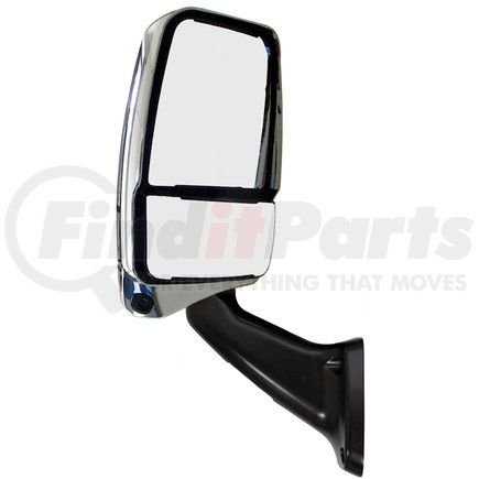 717749 by VELVAC - 2025 Deluxe Series Door Mirror - Chrome, Driver Side