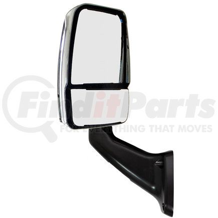 717707 by VELVAC - 2025 Deluxe Series Door Mirror - Chrome, Driver Side