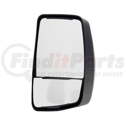 718456 by VELVAC - 2020XG Series Door Mirror - Black, Passenger Side