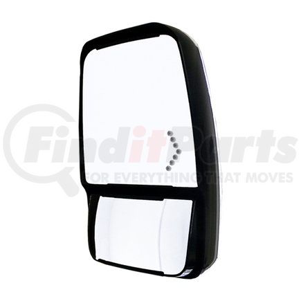 718712 by VELVAC - Door Mirror - Black, Passenger Side