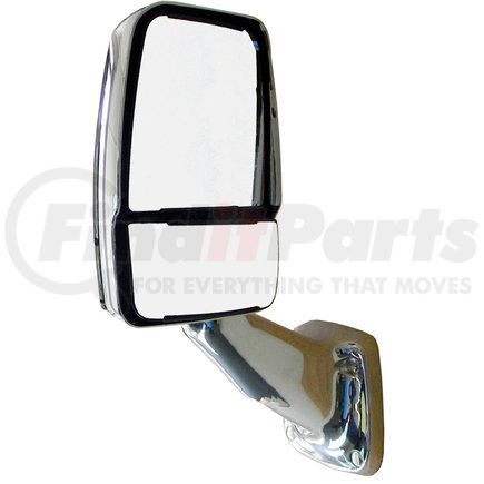 719155 by VELVAC - 2025 Deluxe Series Door Mirror - Chrome, Driver Side