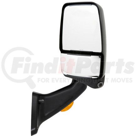 719160 by VELVAC - 2025 Deluxe Series Door Mirror - Black, Passenger Side