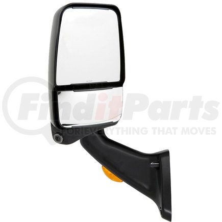 719163 by VELVAC - 2025 Deluxe Series Door Mirror - Black, Driver Side