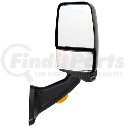 719162 by VELVAC - 2025 Deluxe Series Door Mirror - Black, Passenger Side