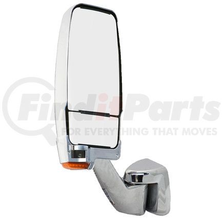 719185 by VELVAC - Revolution VMax II Series Door Mirror - Chrome, Driver Side