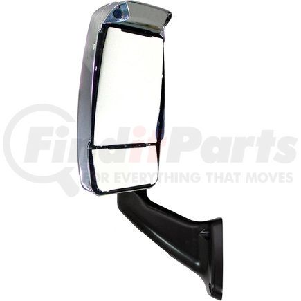719177 by VELVAC - 2025 Euromax Deluxe Series Door Mirror - Chrome, Driver Side