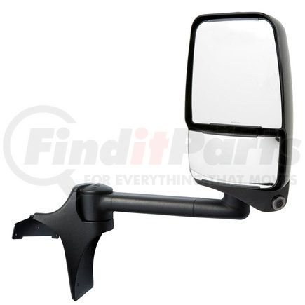 719296 by VELVAC - 2020SS Deluxe Door Mirror - Black, 96" Body Width, Deluxe Head, Passenger Side