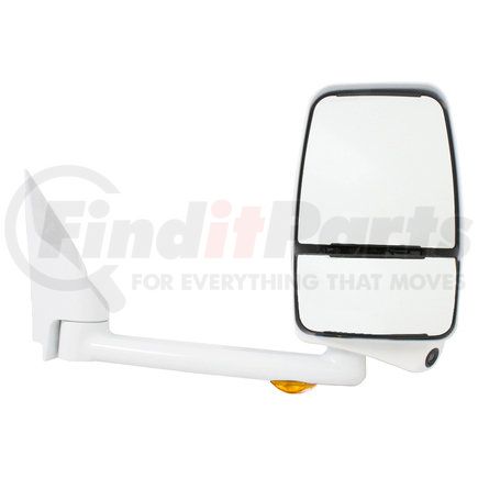 719330 by VELVAC - 2020 Deluxe Series Door Mirror - White, 96" Body Width, Deluxe Head, Passenger Side