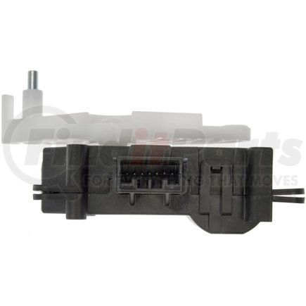 604-371 by DORMAN - HVAC Blend Door Actuator - Plastic, Black, Rotary Switch, 7 Blade Terminals