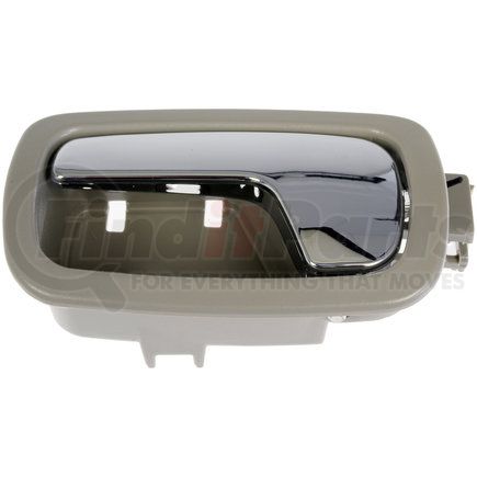 81856 by DORMAN - Interior Door Handle - Front Left - Chrome Lever+Gray Housing