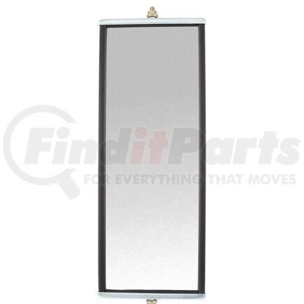 97860 by TRUCK-LITE - Door Mirror - 6 x 16 in., Silver Aluminum, Box Style