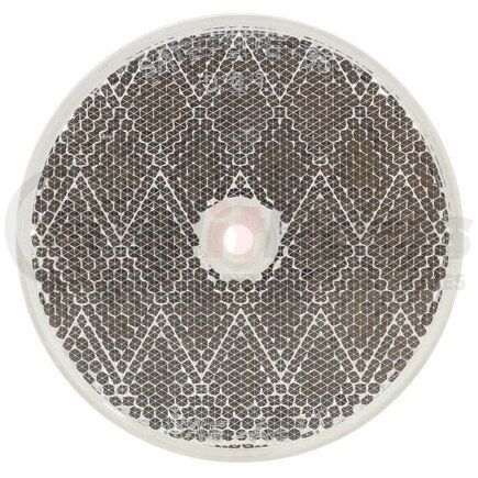 98006C by TRUCK-LITE - Reflector - 3" Round, Clear, 1 Screw/Nail/Rivet