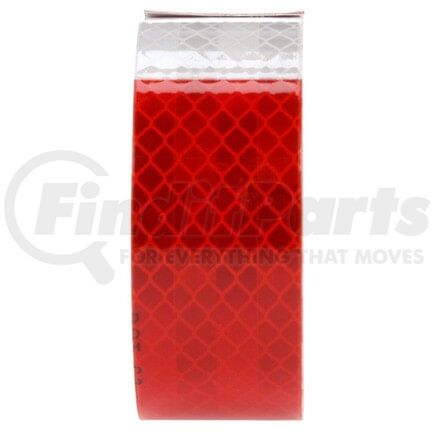98139 by TRUCK-LITE - Reflective Tape - Red/White, 1.5 in. x 100 in.
