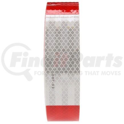 98146 by TRUCK-LITE - Reflective Tape - Red/White, 2 in. x 150 ft., Kiss cut