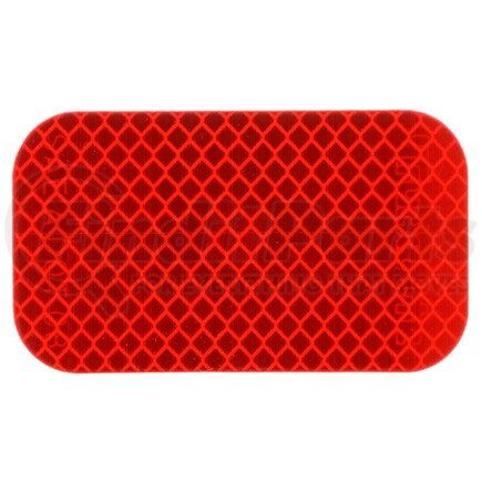 98176R by TRUCK-LITE - Reflective Tape - Retro Red, 2' x 3-1/2" Rectangle