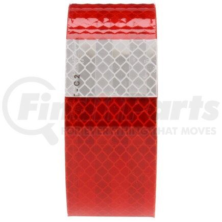 98180 by TRUCK-LITE - Reflective Tape - Red/White, 2 in. x 50 ft.