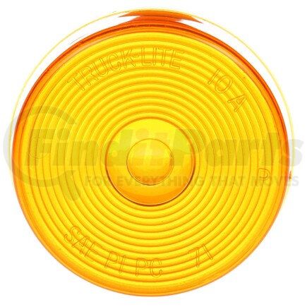 99001Y by TRUCK-LITE - Marker Light Lens - Circular, Yellow, Acrylic, Snap-Fit Mount
