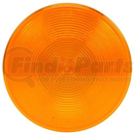 99010Y by TRUCK-LITE - Turn Signal / Parking Light Lens - Round, Yellow, Polycarbonate, For Front, Rear Lighting (40302Y, 40318Y), Snap-Fit