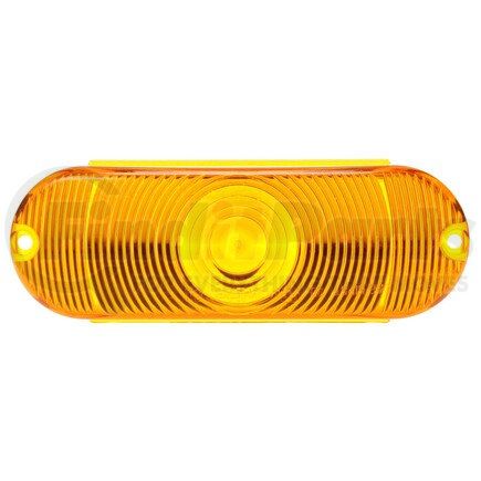 99011Y by TRUCK-LITE - Vehicle-Mounted Work Light Lens - Oval, Yellow, Polycarbonate, For Lights (60 Series), 2 Screw