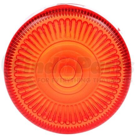 99034R by TRUCK-LITE - Marker Light Lens - Circular, Red, Acrylic, Snap-Fit Mount