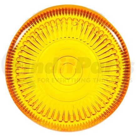 99034Y by TRUCK-LITE - Marker Light Lens - Circular, Yellow, Acrylic, Snap-Fit Mount