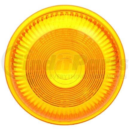 99035Y by TRUCK-LITE - Marker Light Lens - Circular, Yellow, Acrylic, Snap-Fit Mount