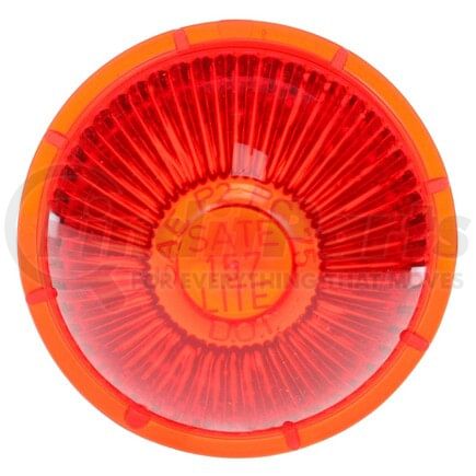 99039R by TRUCK-LITE - Marker Light Lens - Beehive, Red, Acrylic, Snap-Fit Mount