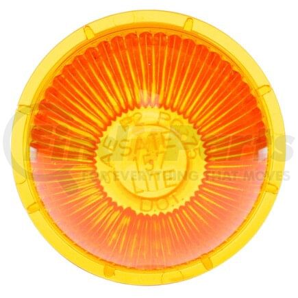 99039Y by TRUCK-LITE - Marker Light Lens - Beehive, Yellow, Acrylic, Snap-Fit Mount