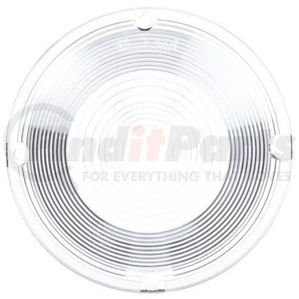 99080C by TRUCK-LITE - Dome Light Lens - Circular, Clear, Polycarbonate, 4 Screw