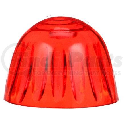 99067R by TRUCK-LITE - Marker Light Lens - Oval, Red, Acrylic, 1 Screw Mount