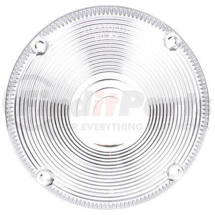 99088C by TRUCK-LITE - Dome Light Lens - Circular, Clear, Acrylic, 4 Screw