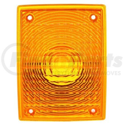 99086Y by TRUCK-LITE - Pedestal Light Lens - Rectangular, Yellow, Acrylic, For Do-Ray (8845R/Y-1), Pedestal Lights (70352, 70353, 70356 & 70357), Signal-Stat (4758, 4759, 8864/A), Snap-Fit