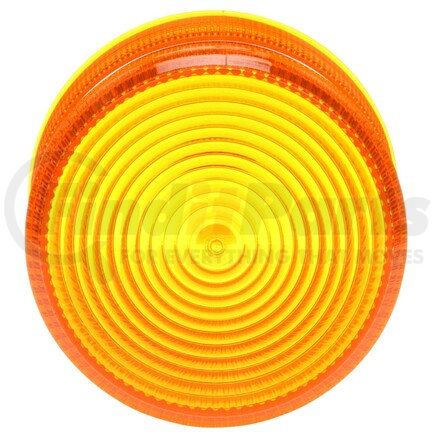 99147Y by TRUCK-LITE - Strobe Light Lens - Round, Yellow, Polycarbonate, Snap-Fit, For Strobes 92504Y, 92505Y, 94Y, 99Y, 92534Y