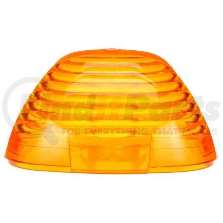 99165Y by TRUCK-LITE - Marker Light Lens - Triangular, Yellow, Polycarbonate, Snap-Fit Mount