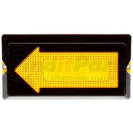 99152 by TRUCK-LITE - Turn Signal Light Lens - Rectangular, Yellow, Polycarbonate, For Signal Lighting Lights (40802, 40803, 40804, 40805), Snap-Fit