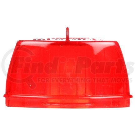 99171R by TRUCK-LITE - Marker Light Lens - Triangular, Red, Acrylic, 3 Screw Mount