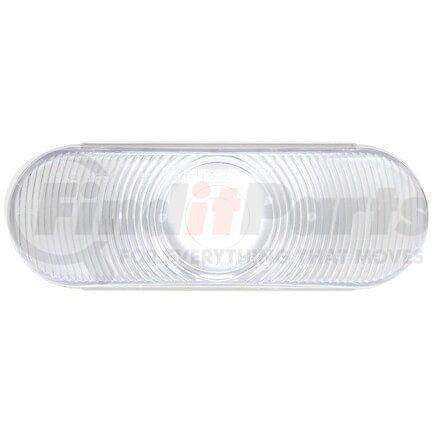 99184C by TRUCK-LITE - Dome Light Lens - Oval, Clear, Polycarbonate, Snap-Fit
